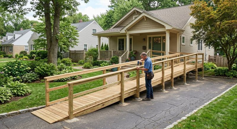 Porch Ramp Construction in Kansas City, KS